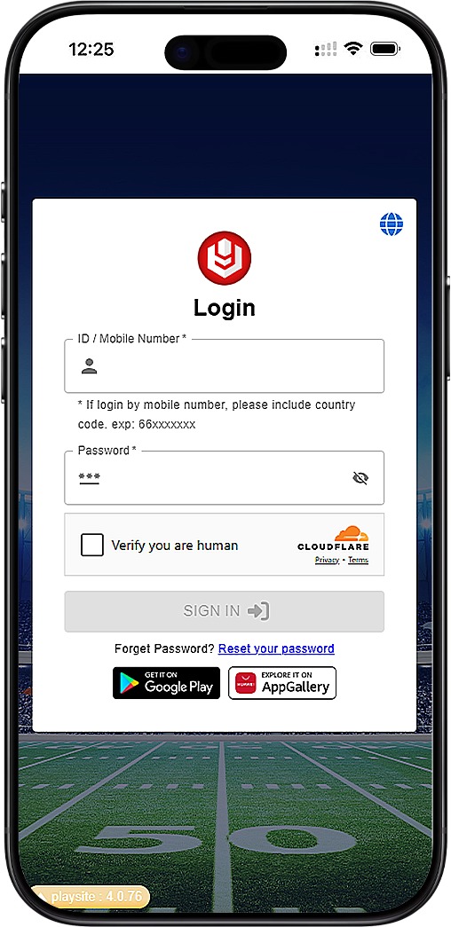 U9PLAY Official Mobile Login